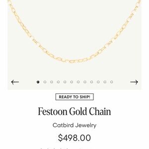 Catbird Festoon Chain Necklace